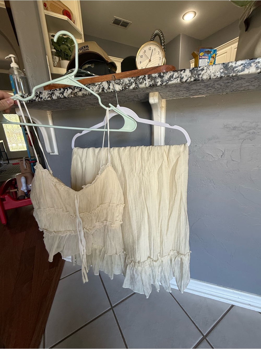 12th Tribe Cream Two Piece Set